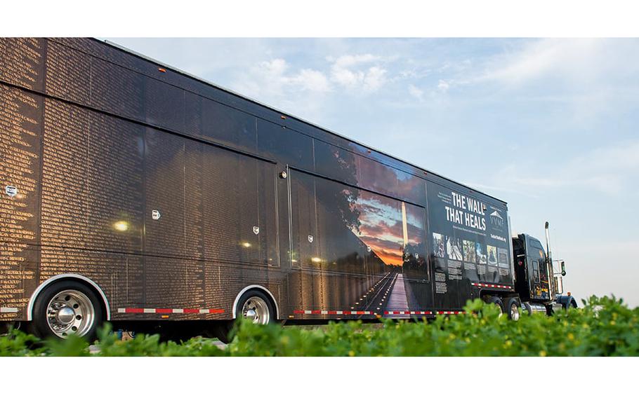 The Wall That Heals is a three-quarter scale replica of the Vietnam Veterans Memorial in Washington, D.C., that tours the country with a mobile education center.