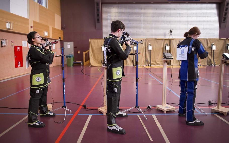 Ansbach shooters get set to shoot.