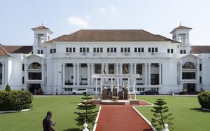 The Supreme Court in Accra, Ghana, on Wednesday, May 8, 2024. 