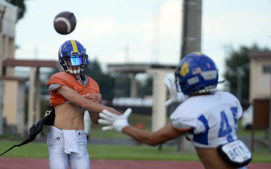 The PCS Plane has been good to Yoiiota the last couple of summers. Quarterback Josh Low transferred from Osan, while Owen Moreno came in from Robert D. Edgren.