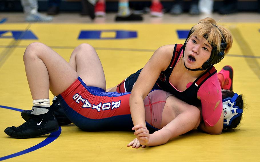 Uno Tate gets a pin.