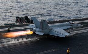 Carrier Air Wing 1 conducts flight operations from the aircraft carrier USS Harry S. Truman on March 15, 2025, in the U.S. Central Command area of responsibility.