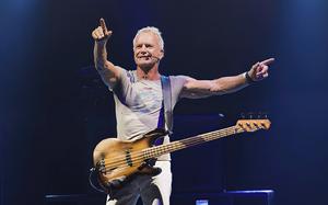 Sting, shown on tour in 2023, has a tour date in London on Oct. 28.