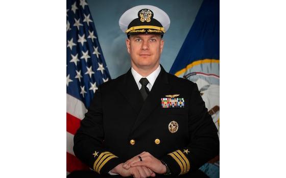 Cmdr. Charles Diehl in his official Navy photo.