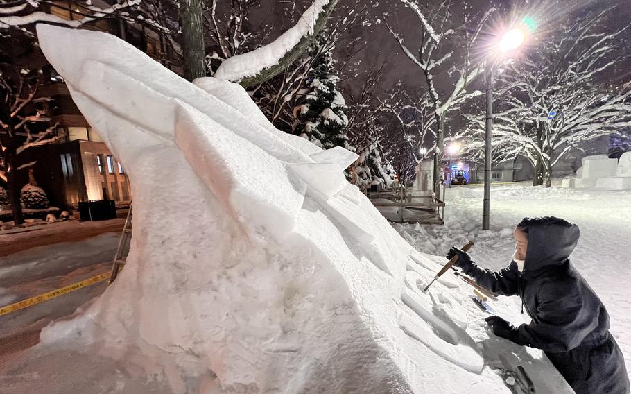 Sapporo Snow Festival in Japan.