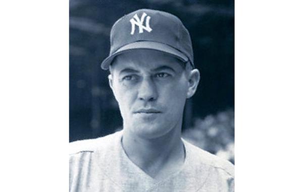 Art Shallock in his New York Yankees cap.