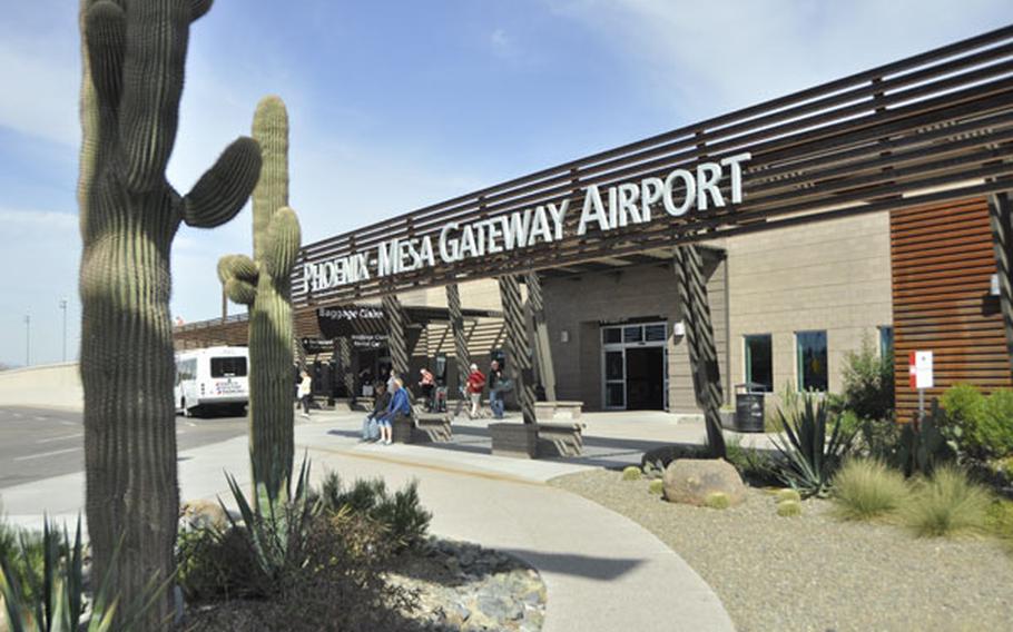 A World War II-era hangar next to the ticketing building at Phoenix-Mesa Gateway Airport is slated for demolition in the next three to four months.