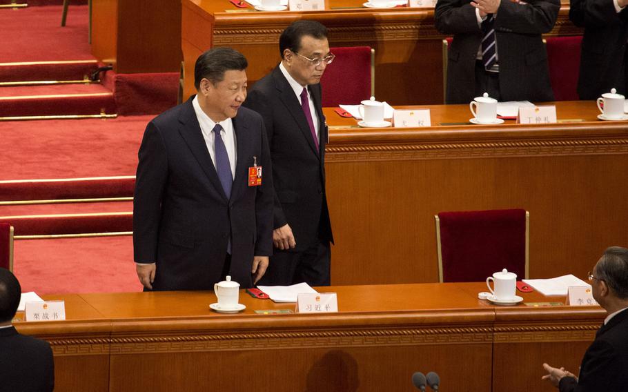 Xi Jinping and Li Keqiang. 