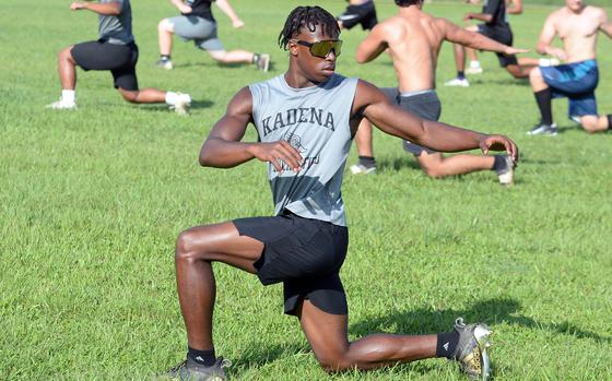 Kadena senior Neil Kentish said he was looking forward to Monday's first football practice even as far back as Oct. 28, when the Panthers won their Pacific-record eighth straight Division I title.