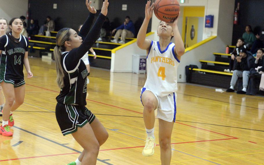 Cocoro Jones puts up a shot.