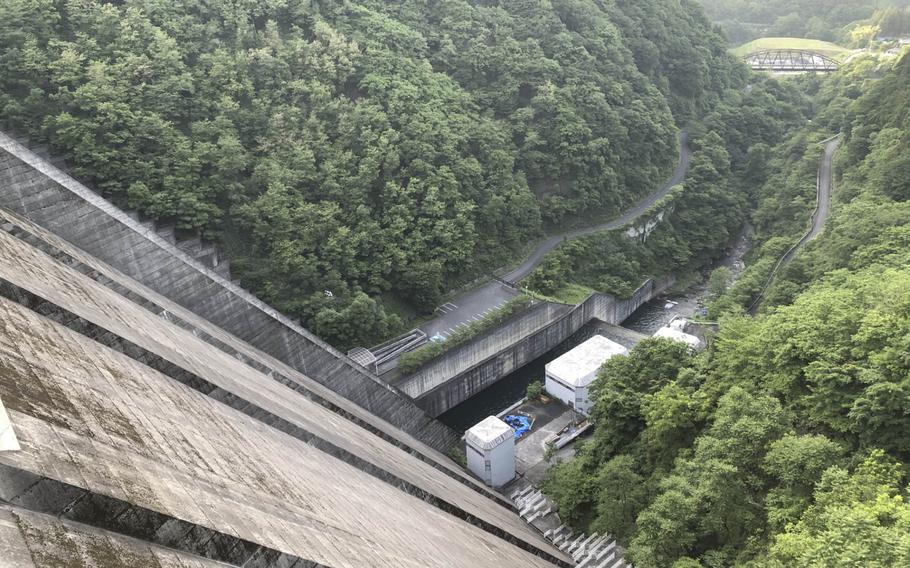 The vew from atop Urayama Dam in Chichibu, Saitama prefecture, Japan, can be a dizzying sight. 