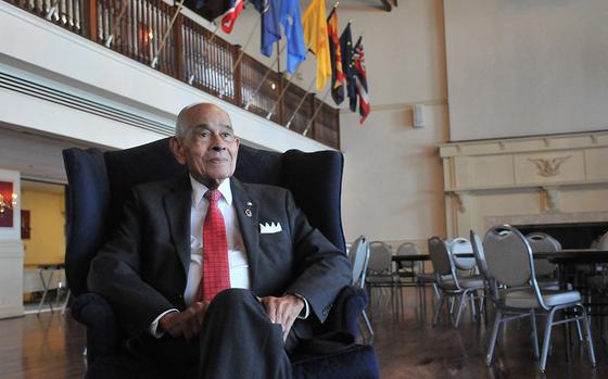 Retired Lt. Gen. Arthur J. Gregg Poses For A Photograph In The Ballroom ...