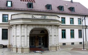 The 90-year-old U.S. European Command headquarters building at Patch Barracks in Stuttgart, Germany. Antiquated systems and outdated facilities are among the challenges ahead as the command seeks to modernize for warfare that requires making quick sense of mountains of data.