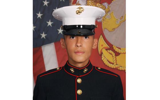 The official Marine Corps photo of Sgt. Jacob Durham.