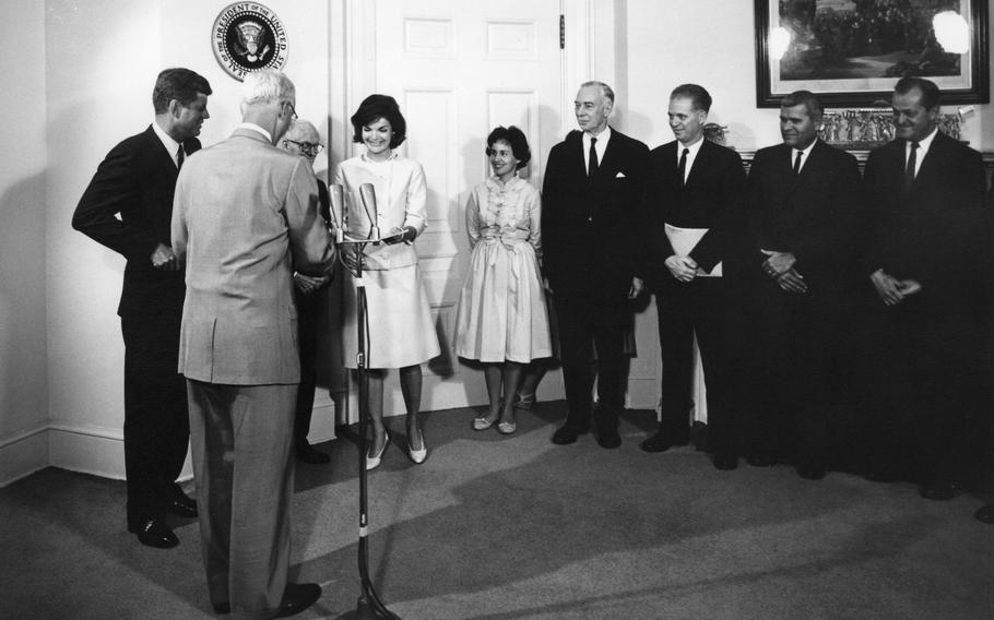 First lady Jackie Kennedy was instrumental in creating the White House Historical Association, which published guidebooks about the executive mansion. The WHHA created the new museum.