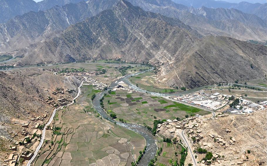 Forward Operating Base Blessing sits along the Pech River in the center of the river valley that traverses the troubled Kunar province in Afghanistan.