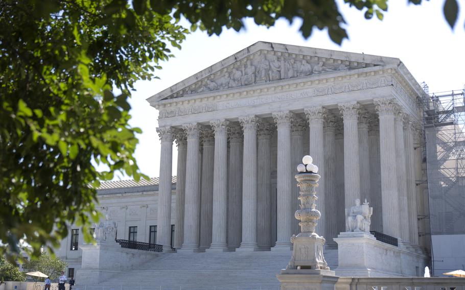 The Supreme Court is seen on Thursday, June 13, 2024, in Washington.