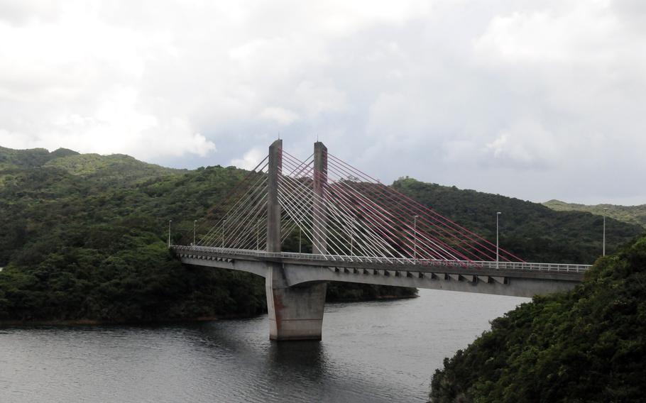 A view of Matakina Bridge in Nago city, Okinawa, Monday, Aug. 26, 2024.