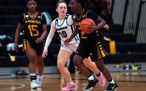 Kadena's Jayla Johnson (2) was named the tournament's Offensive MVP and to the All-Tournament team.