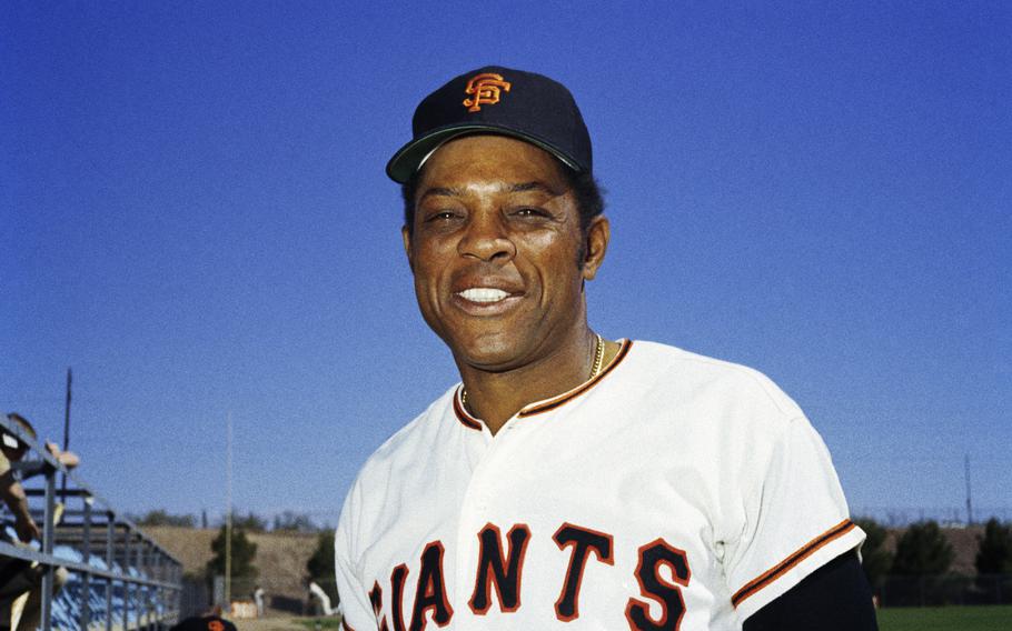New York Giants' Willie Mays poses for a photo during baseball spring training in 1972. Mays, the electrifying “Say Hey Kid” whose singular combination of talent, drive and exuberance made him one of baseball’s greatest and most beloved players, has died. He was 93. Mays' family and the San Francisco Giants jointly announced Tuesday night, June 18, 2024, he had “passed away peacefully” Tuesday afternoon surrounded by loved ones.