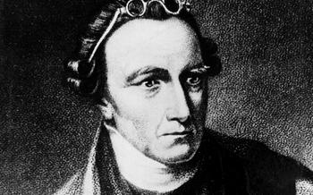 This is an undated portrait of American patriot Patrick Henry.