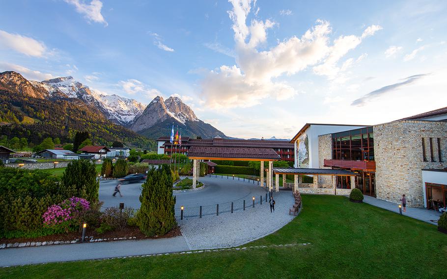 An image of the Army’s Edelweiss Lodge and Resort in Garmisch-Partenkirchen, Germany.