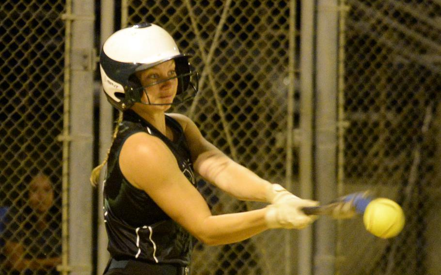 Kubasaki's Kristen Lininger batted 2-for-4 with a double and an RBI in Friday's second game against Yokota.