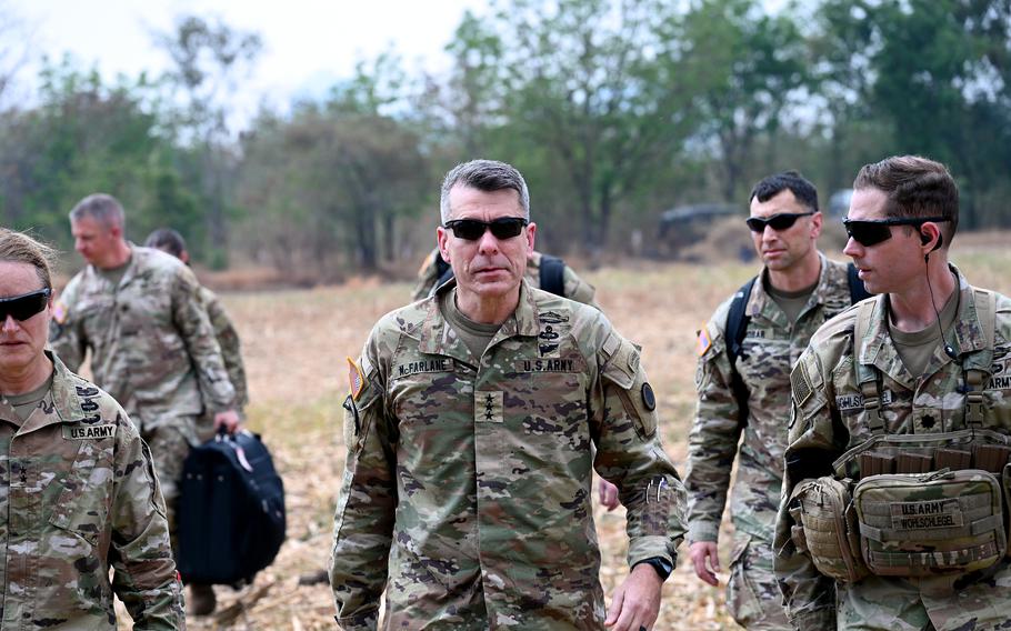 A group of commanders in uniform 