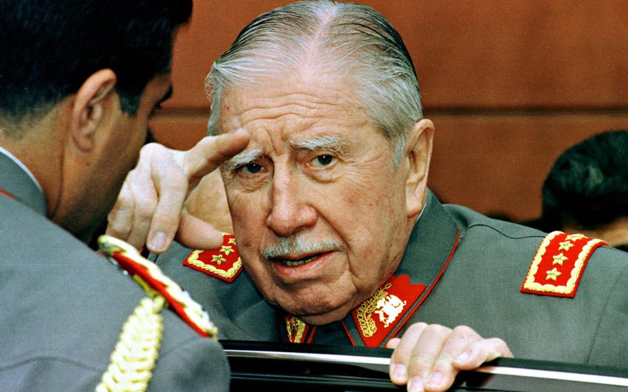 Former Chilean President Augusto Pinochet.