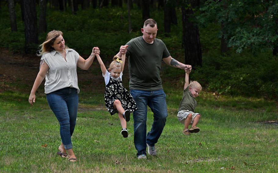 Beaston with his family