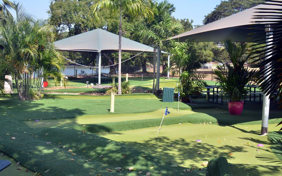 Gardens Park Golf Links includes a minigolf course next to the clubhouse.