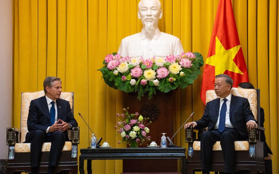 U.S. secretary of state and Vietnamese leader