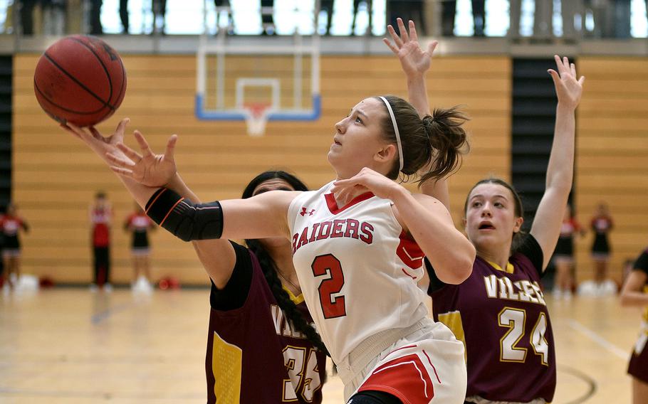 Elizabeth Marriott puts up a shot.