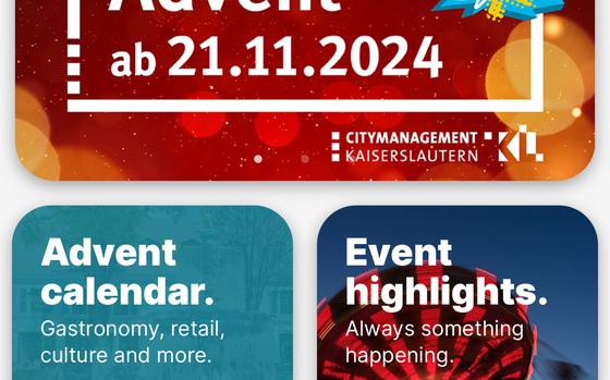 Kaiserslautern city app offers deals throughout December through a digital Advent calendar