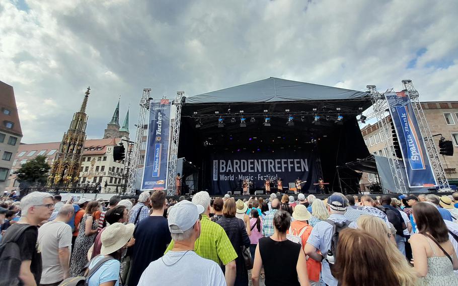 Enjoy free concerts in Nuremberg from July 26-28 at Bardentreffen.