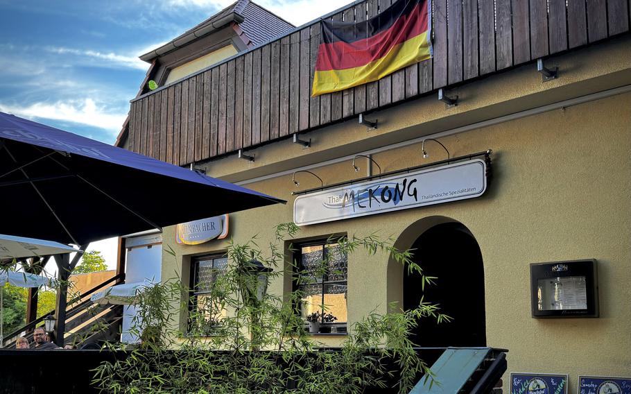 Mekong Thai, a family-run restaurant in Heroldsberg, Germany, has grown from its original carnation as an imbiss, a German term for a kiosk-style restaurant.