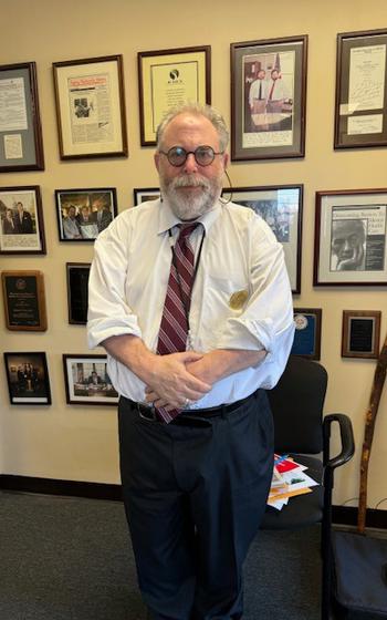 A photo of Herb Weiss, a writer and senior center deputy director in Pawtucket, R.I.