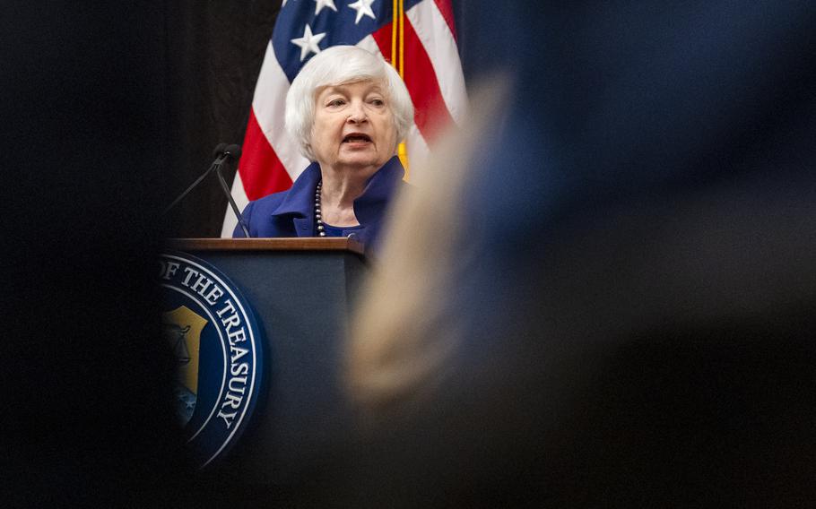 Treasury Secretary Janet Yellen speaks 