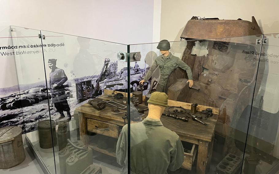 The Patton Memorial Pilsen in the Czech Republic has several displays that tell the stories of the U.S. soldiers who went on to liberate the city in 1945, shortly before the Nazi surrender.