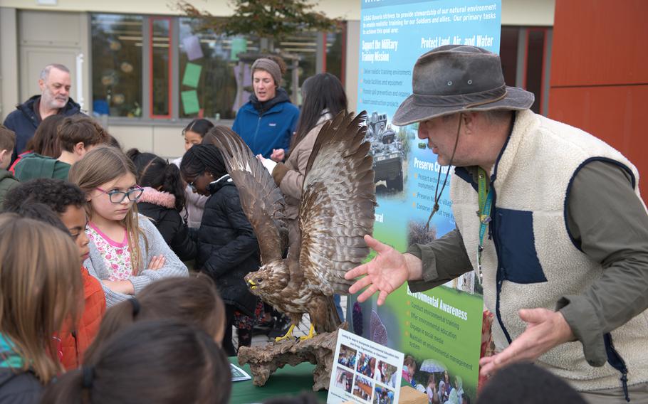 Grafenwoehr Elementary School students learn about wildlife in the area.