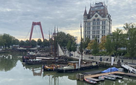 The Old Port in Rotterdam is shown on Sept. 22, 2024. 