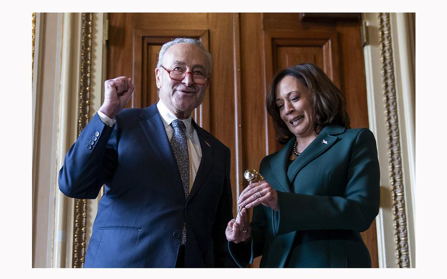 All the times VP Kamala Harris cast a tie-breaking vote in the Senate