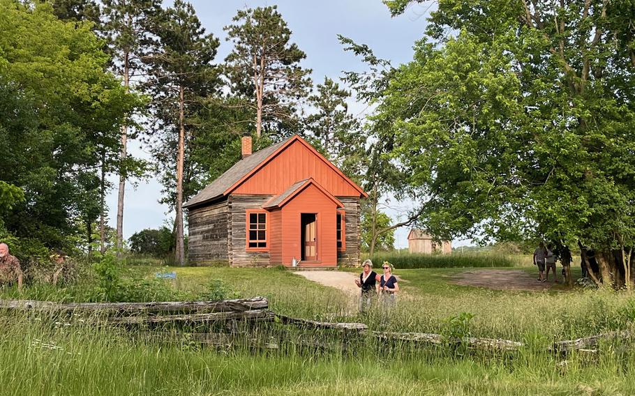 The one-room Raspberry Schoolhouse at Old World Wisconsin was built in 1896.