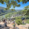 It's a strenuous, 4 1/2-mile hike from Lower Town to the Maryland Heights Overlook, which offers a spectacular birds-eye view of Harpers Ferry. 