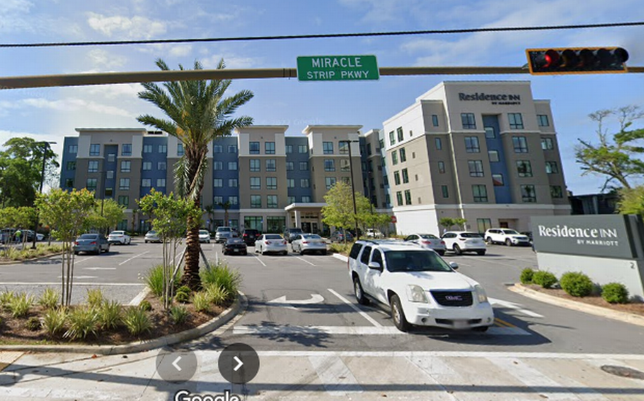 Street view of the Residence Inn in Fort Walton Beach Fla.