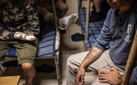 In a Ukrainian prison, cells are full of young Russian conscripts