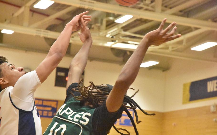 Alandro Brown blocks a shot.