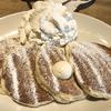 Classic pancakes with whipped cream at Kona’s Coffee, a Hawaiian pancake cafe found throughout Japan.