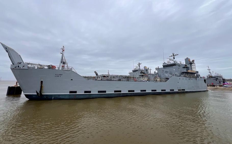On Saturday, March 9, 2024, U.S. Army Vessel (USAV) General Frank S. Besson (LSV-1) from the 7th Transportation Brigade (Expeditionary), 3rd Expeditionary Sustainment Command, XVIII Airborne Corps, departed Joint Base Langley-Eustis en route to the Eastern Mediterranean.