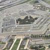 An aerial view of the Pentagon.